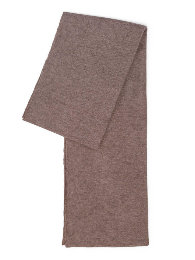 Knitted cashmere scarf organic