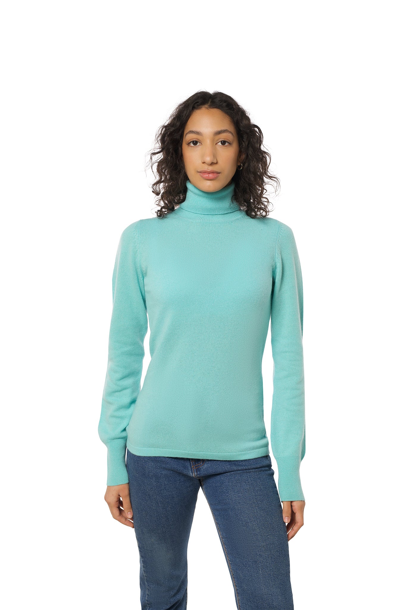High neck cashmere sweater amalfi