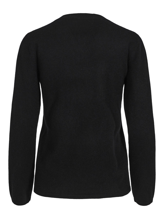 Classic organic cashmere V-neck sweater