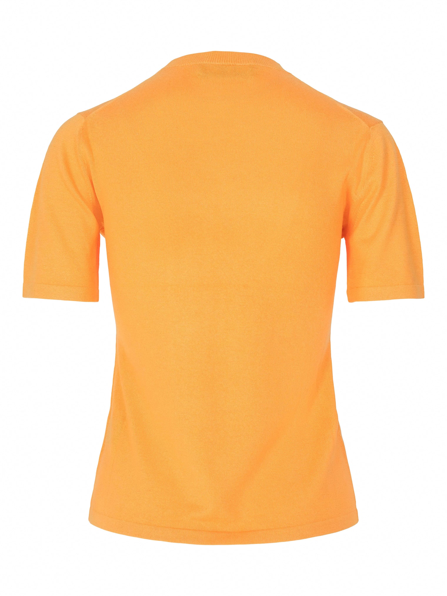 Tidløs kort ermet t-skjorte i eksklusiv cashmere-silke Lotus