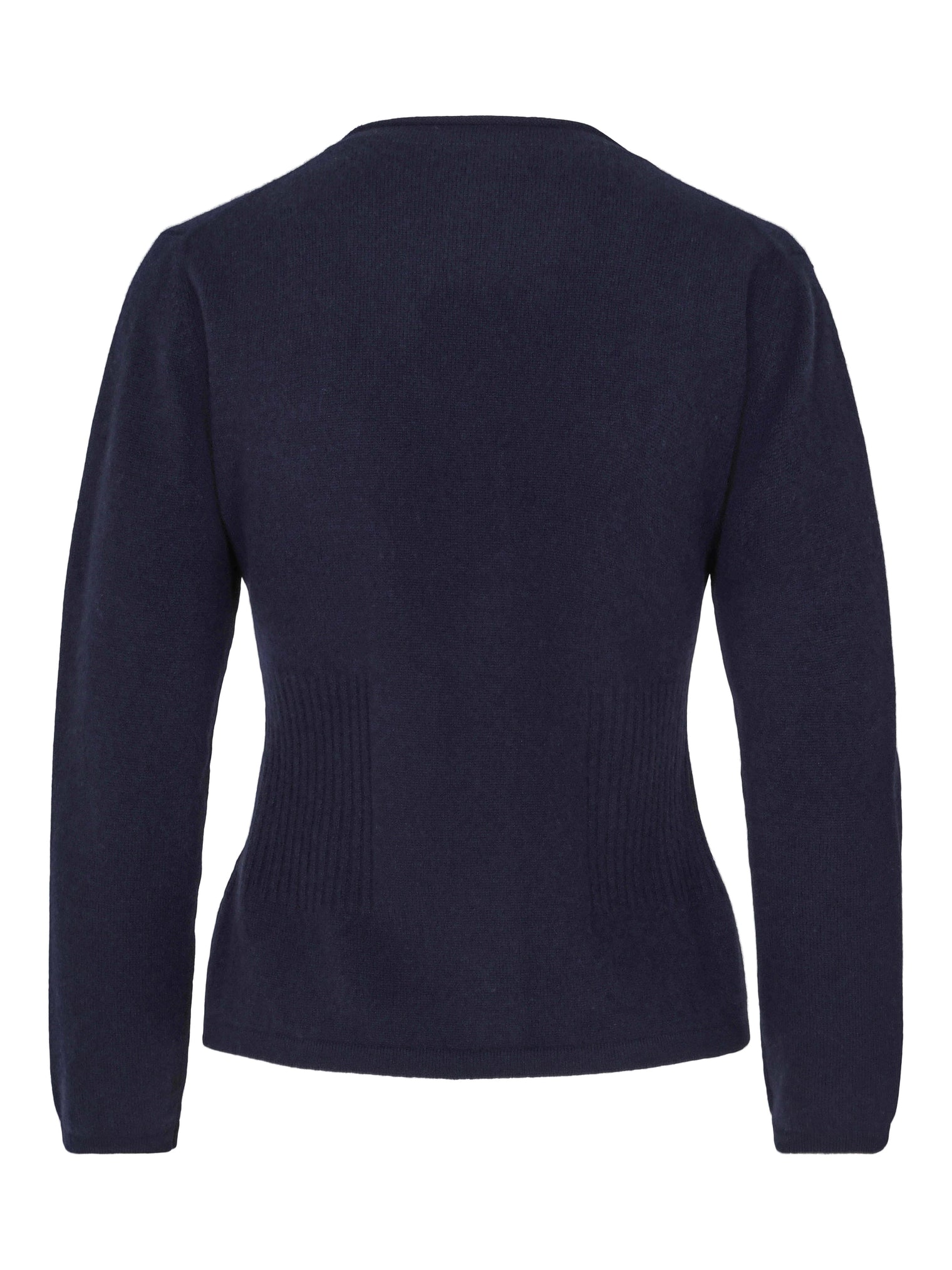 Classic cashmere cardigan navy blue