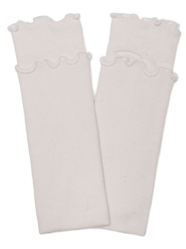 Kashmir pulse gloves white