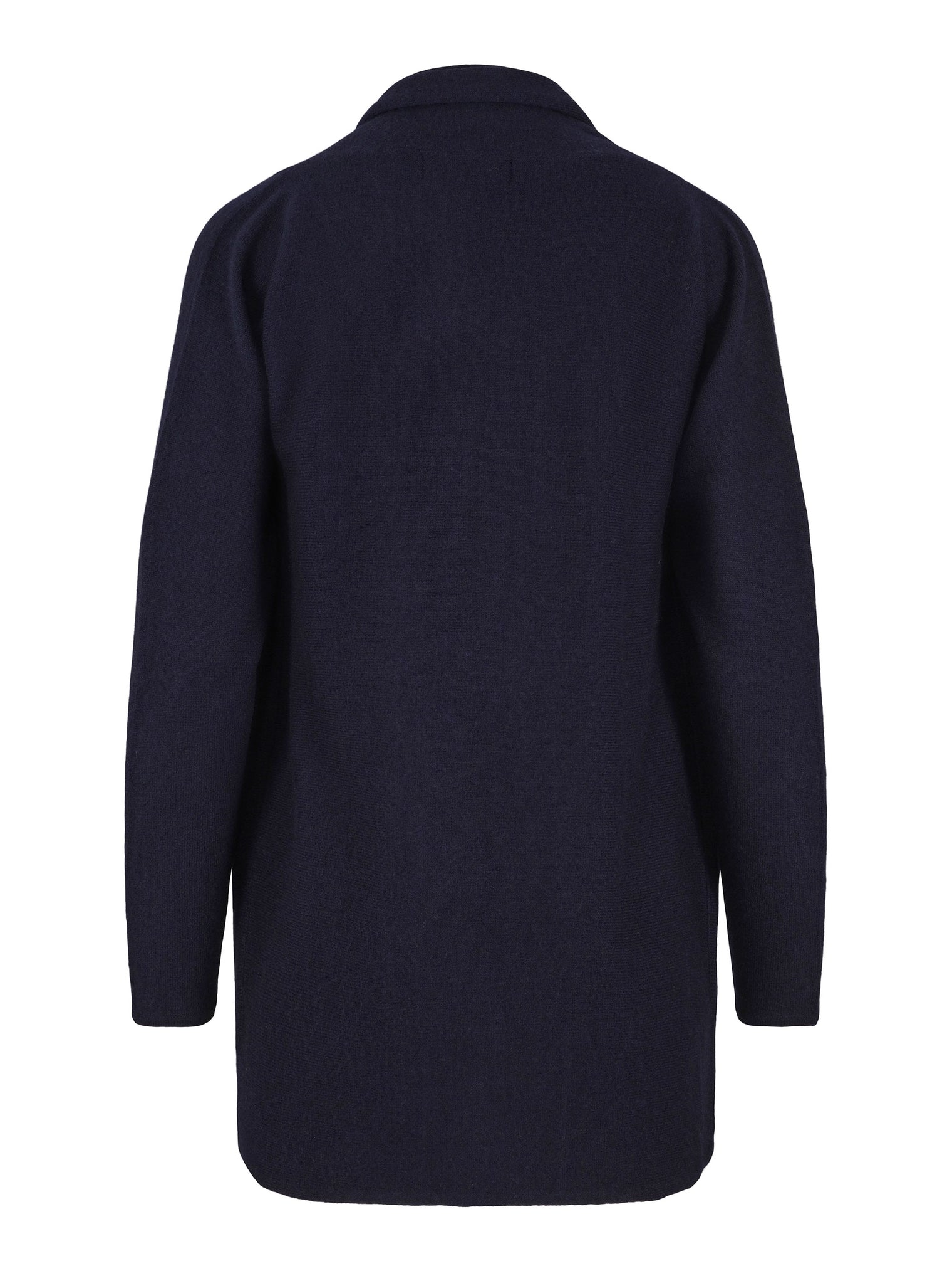 Cashmere cardigan with split organic