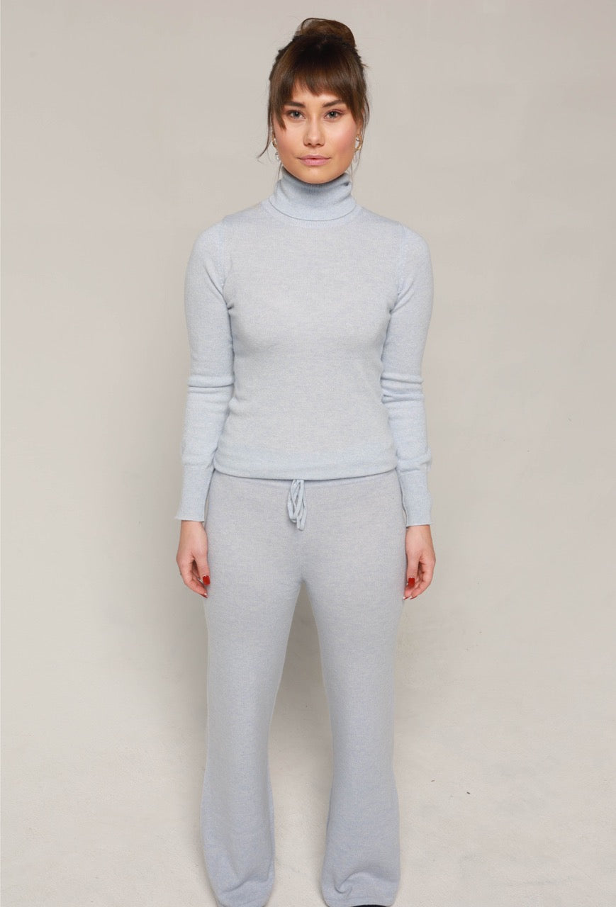 Cashmere Trousers – Blue Mist