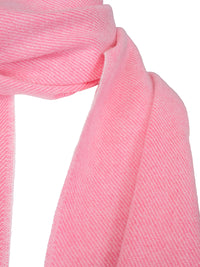 Cashmere Scarf with Fringes – Pink