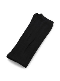 Big Knitted Cashmere Scarf – Black