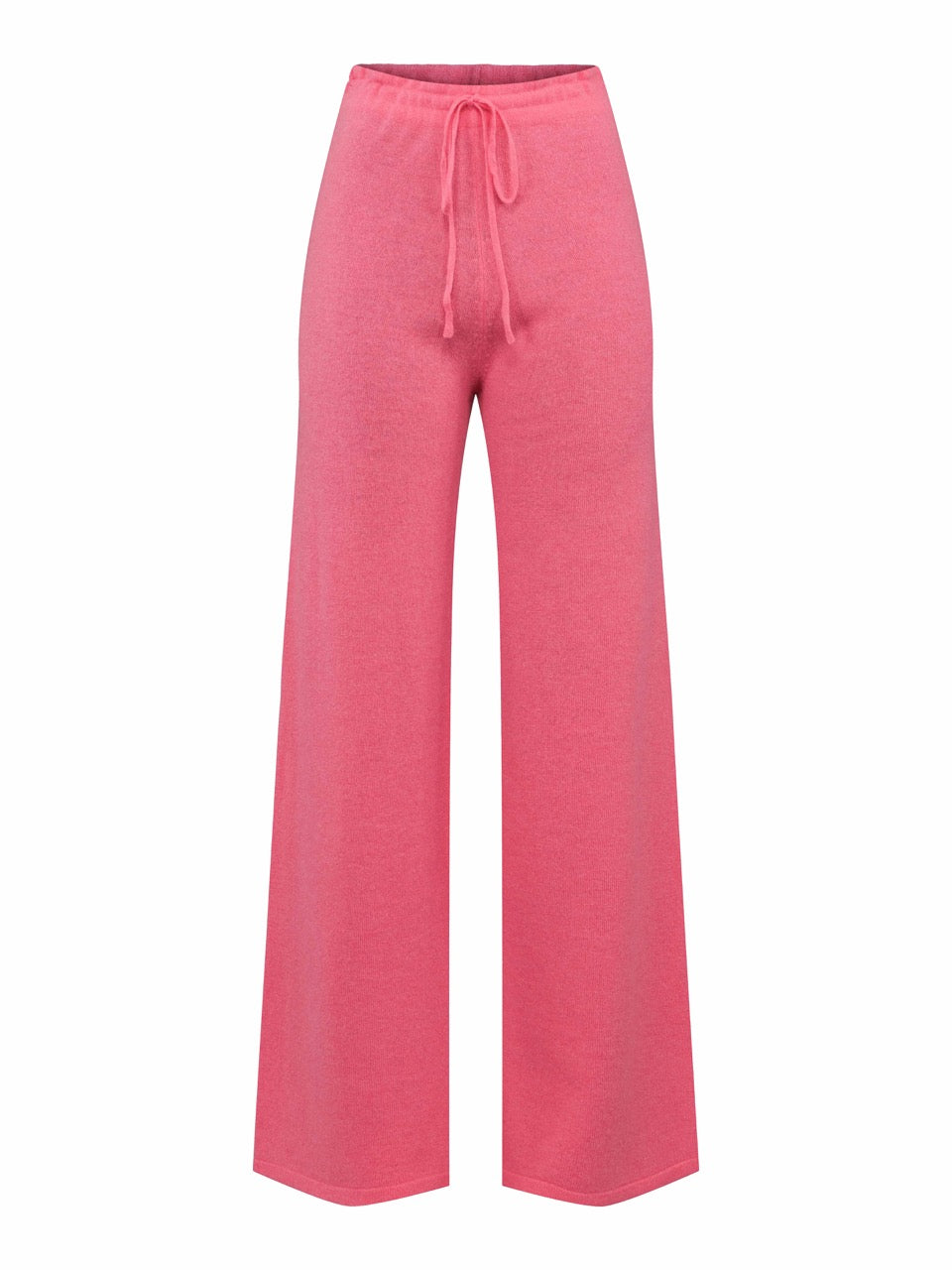 Cashmere trousers hot pink