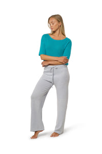 Short Sleeve Cashmere Sweater – Turquoise