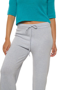 Short Sleeve Cashmere Sweater – Turquoise