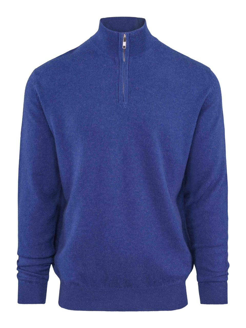 Cashmere Zip Sweater – Denim