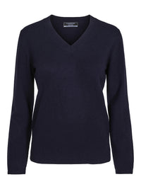 Classic organic cashmere V-neck sweater
