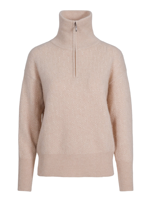 High neck - Mountains Navy blue