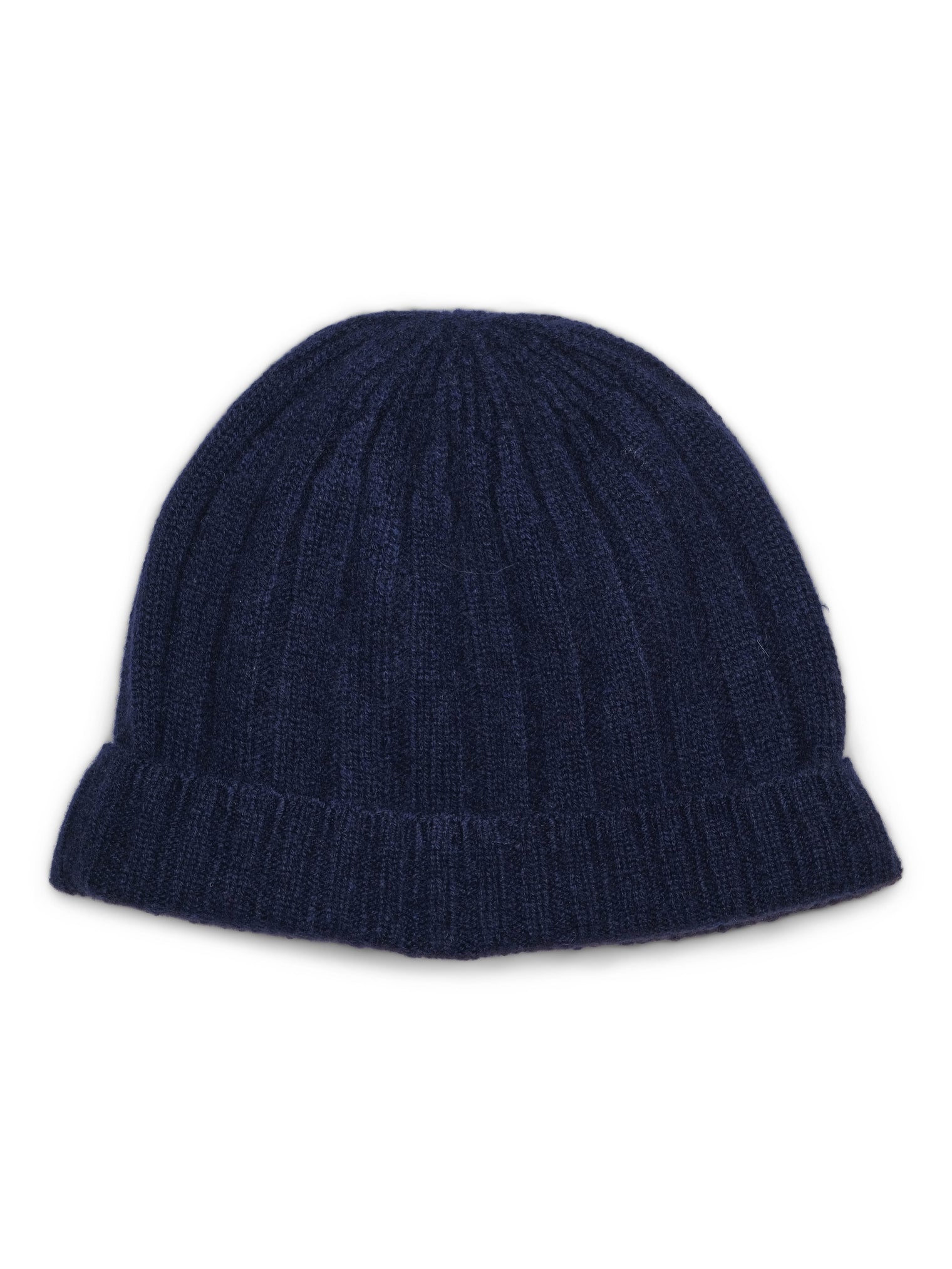 Navy Blue Cashmere Beanie