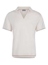 Eksklusiv kasjmir–silke polo for menn