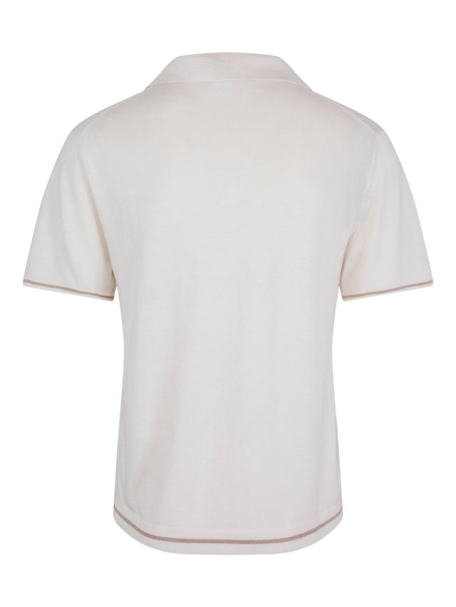 Eksklusiv kasjmir–silke polo for menn