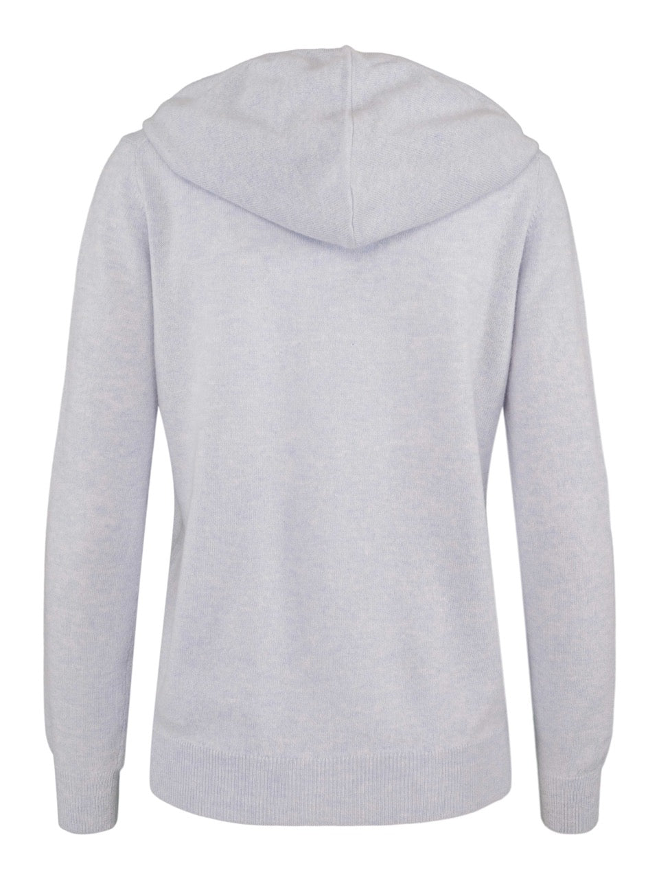 Cashmere Zip Hoodie – Blue Mist