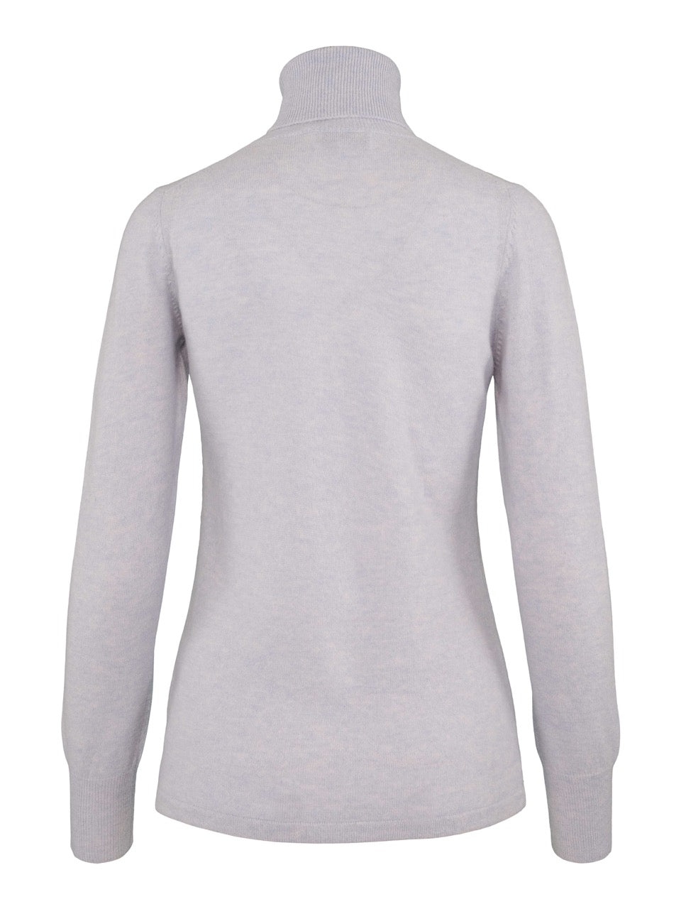 Turtleneck Cashmere Sweater – Blue Mist