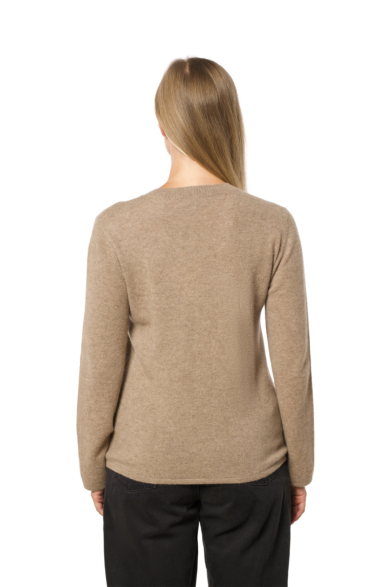 Classic Organic Cashmere V-Neck Sweater