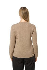 Classic Organic Cashmere V-Neck Sweater