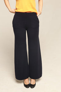 Cashmere trousers black