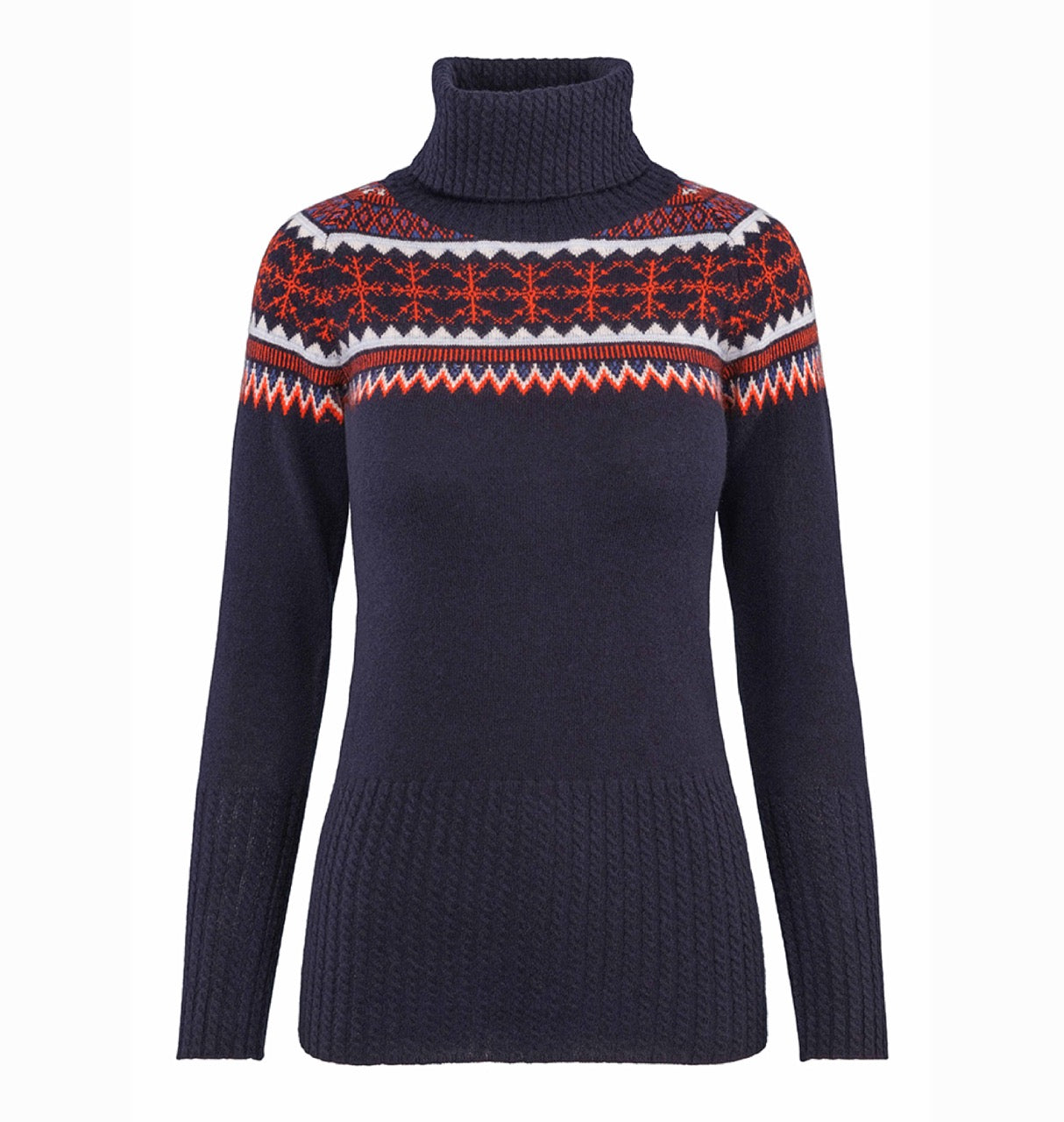 Norefjell Cashmere Sweater – Dark Blue