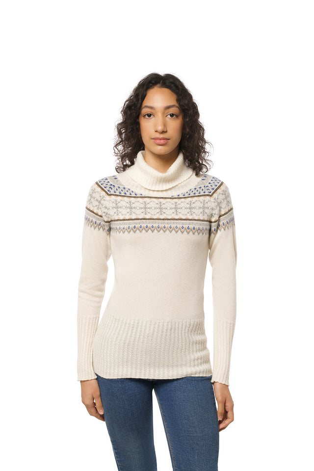 Norefjell Cashmere Sweater White