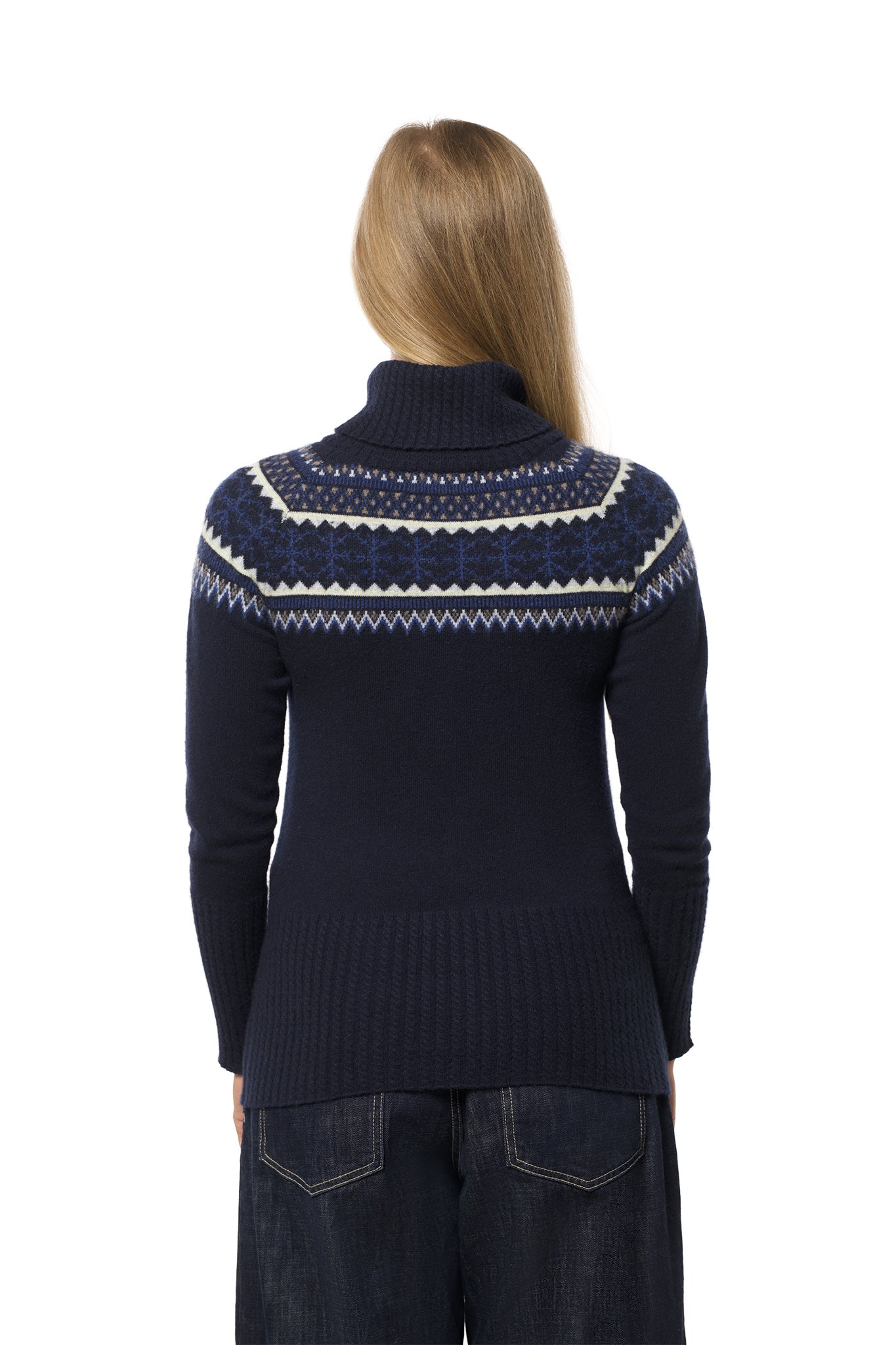Norefjell Cashmere Sweater Navy Blue