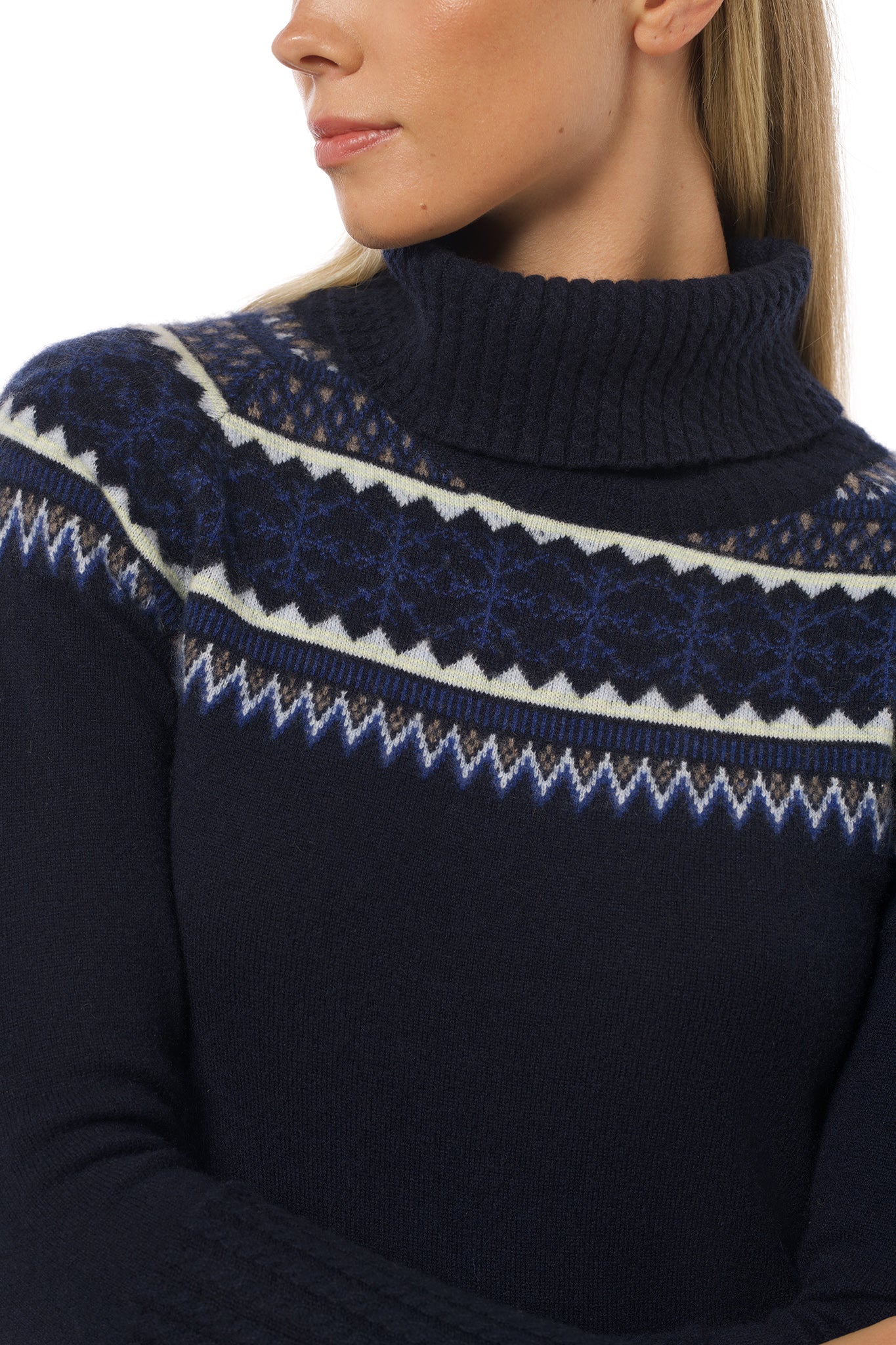 Norefjell Cashmere Sweater Navy Blue