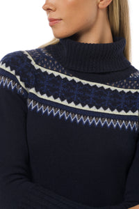 Norefjell Cashmere Sweater Navy Blue