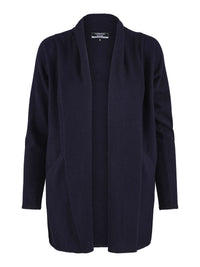 Cashmere cardigan with split organic