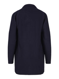 Cashmere cardigan with split organic