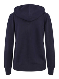 Kashmir hooded jacket navy blue 