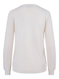 Classic Cashmere Cardigan – White